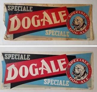Restauration d'une affiche ancienne : Spéciale Dog Ale